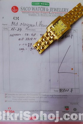 Nexxen Gold Plated luxury Watch 40% off